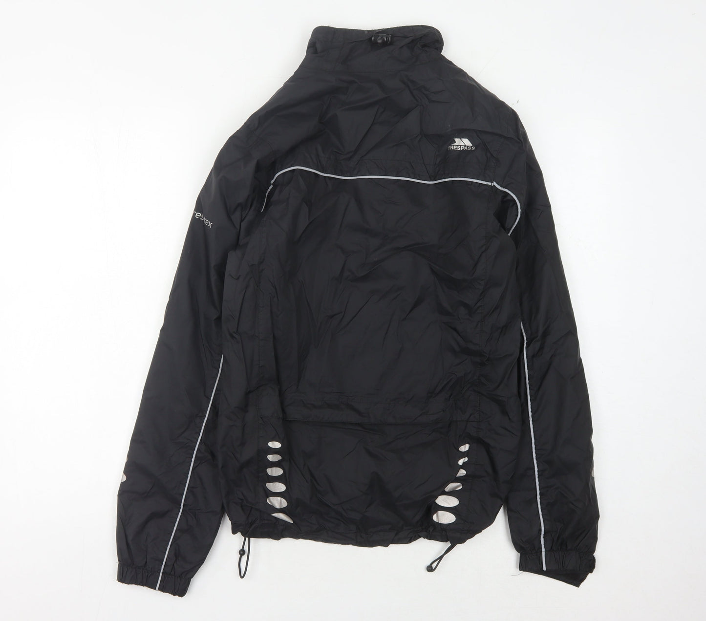 Trespass Unisex Black Windbreaker, 3XS, Waterproof