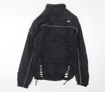 Trespass Unisex Black Windbreaker, 3XS, Waterproof