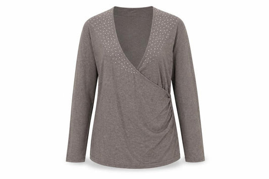 Womens UK Size M Windsmoor Brown Wrap Jumper