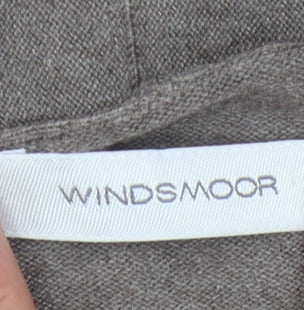 Womens UK Size M Windsmoor Brown Wrap Jumper
