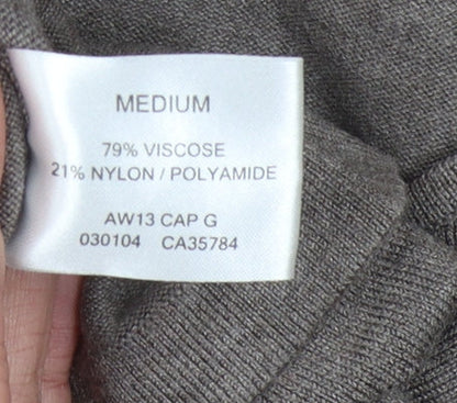 Womens UK Size M Windsmoor Brown Wrap Jumper