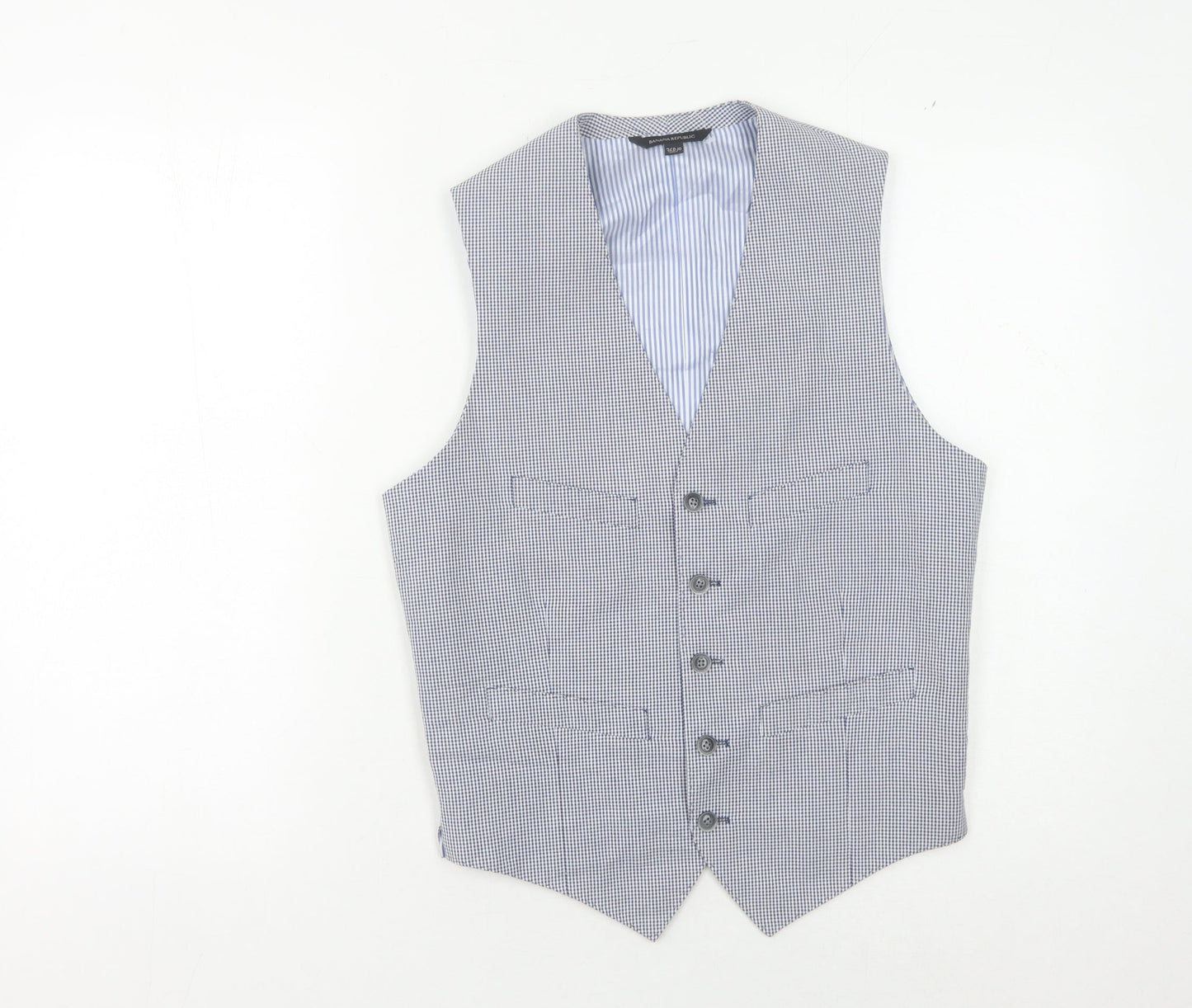 Mens UK Size 36 Banana Republic Regular Multicoloured Suit Waistcoat
