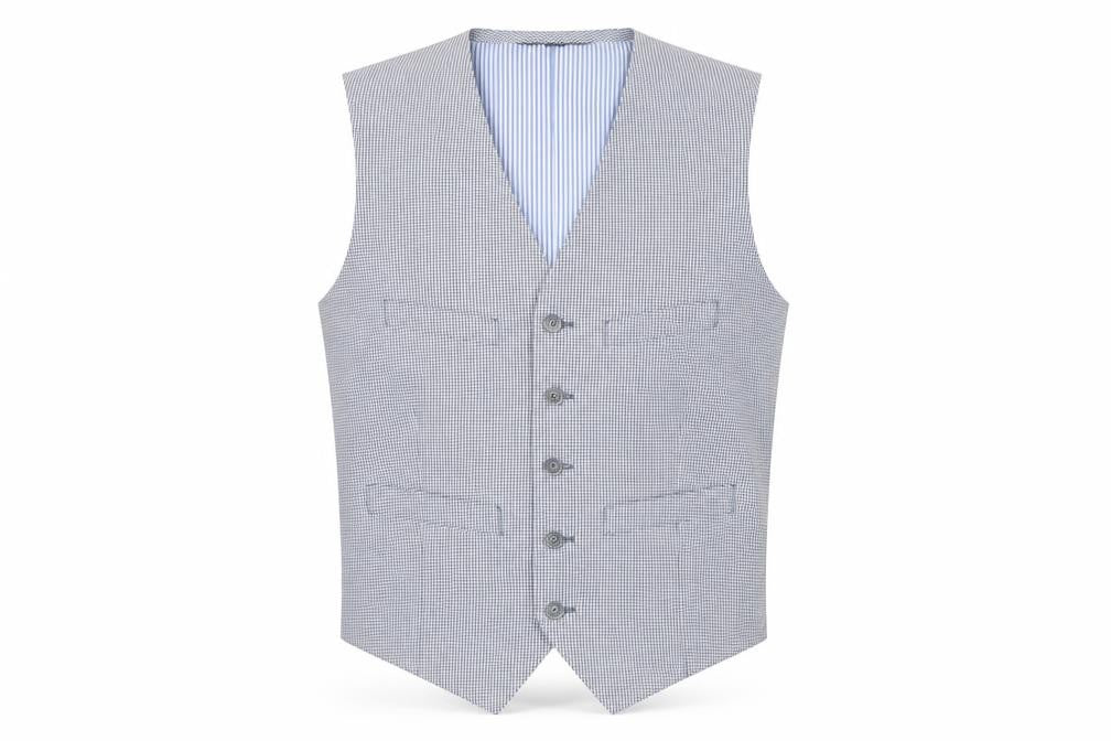 Mens UK Size 36 Banana Republic Regular Multicoloured Suit Waistcoat