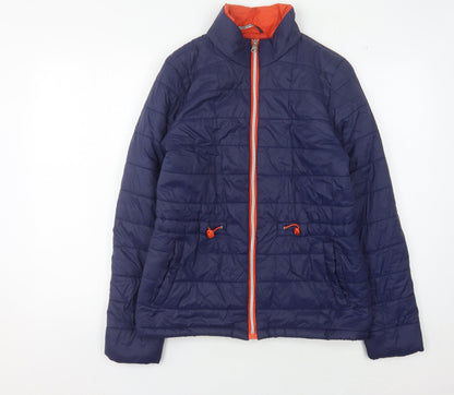 Womens UK Size 10 Tokyo Laundry Blue Puffer Jacket