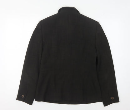 Austin Reed Women's Black Blazer 8 Four-Button Workwear