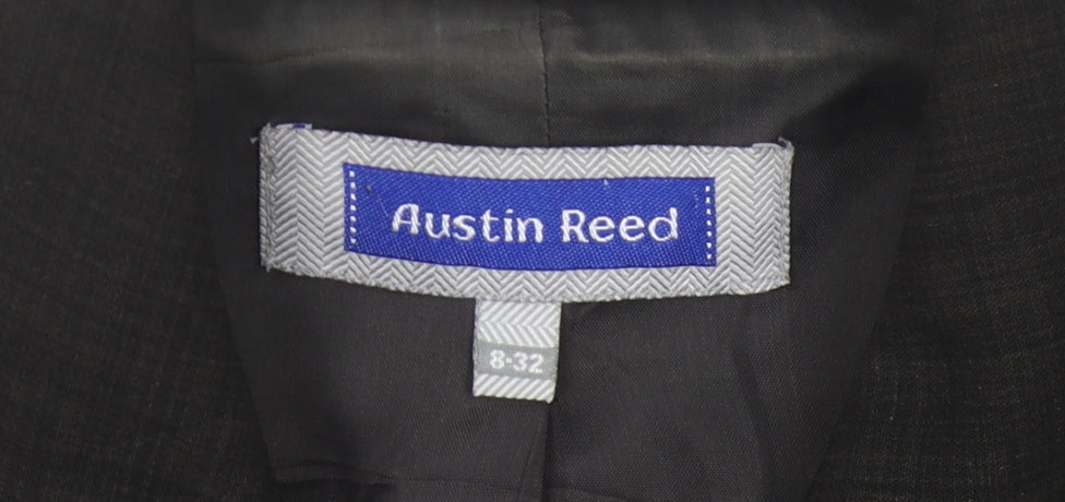 Austin Reed Women's Black Blazer 8 Four-Button Workwear