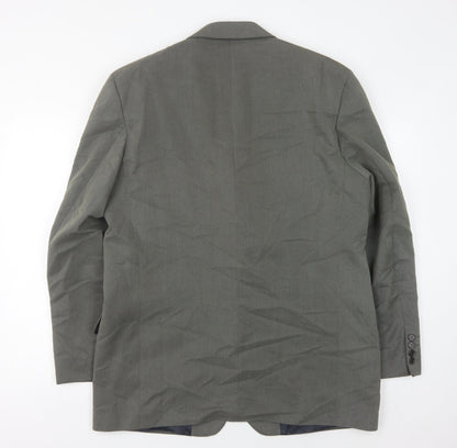 Mens UK Size 42 Daniel Hechter Regular Green Suit Jacket