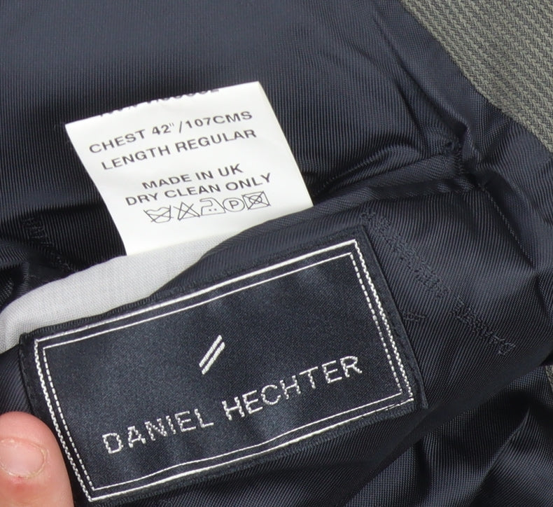 Mens UK Size 42 Daniel Hechter Regular Green Suit Jacket