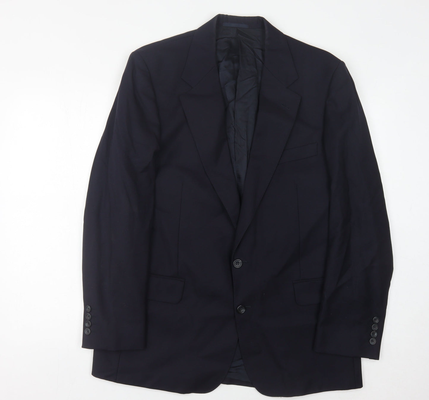 Austin Reed Men's Black Wool Blazer 42R Regular Fit