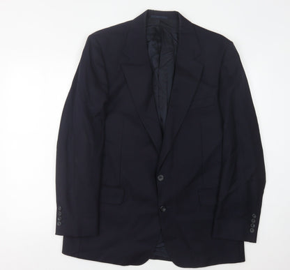 Austin Reed Men's Black Wool Blazer 42R Regular Fit