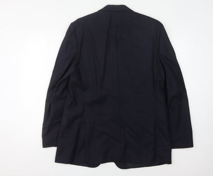 Austin Reed Men's Black Wool Blazer 42R Regular Fit