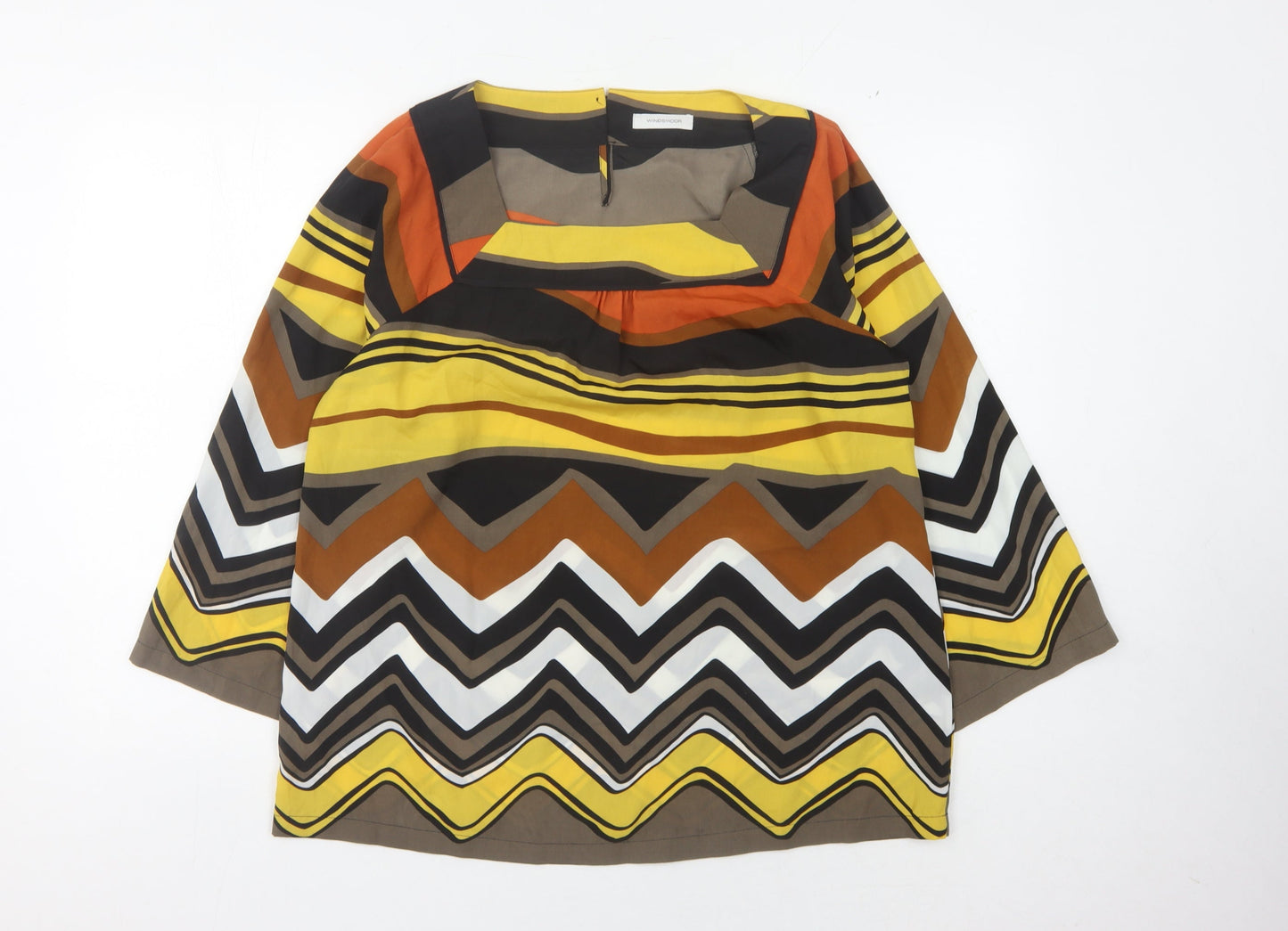 Womens UK Size 12 Windsmoor Multicoloured Basic Blouse