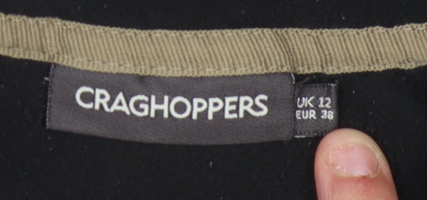 Craghoppers Women's Black Fleece Pullover Sweatshirt UK 12