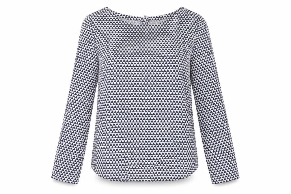 Womens UK Size M Hilfiger Denim Multicoloured Basic Blouse