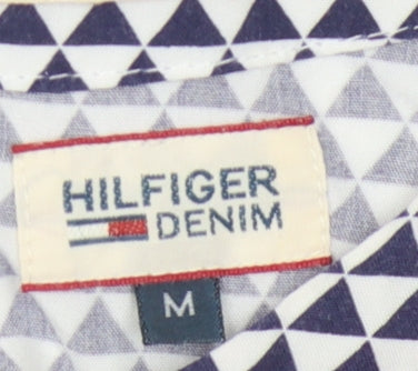 Womens UK Size M Hilfiger Denim Multicoloured Basic Blouse