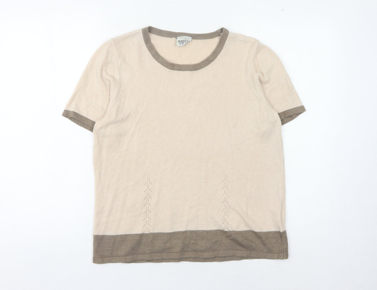 Eastex Women's Beige Pullover Jumper Size 12