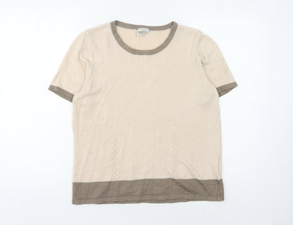 Eastex Women's Beige Pullover Jumper Size 12