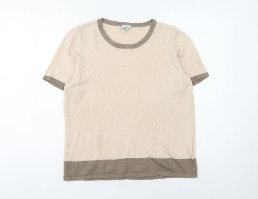 Eastex Women's Beige Pullover Jumper Size 12