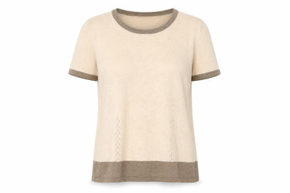 Womens UK Size 12 Eastex Beige Pullover Jumper