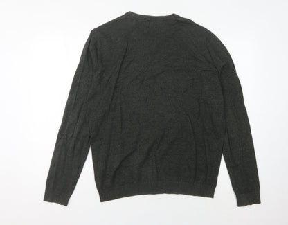 Jack & Jones Men's Black Pullover Jumper L