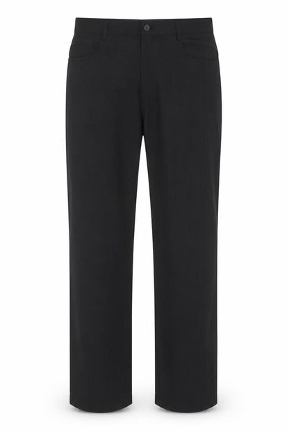 Mens UK Size 34/31 Jeff Banks   Black Trousers
