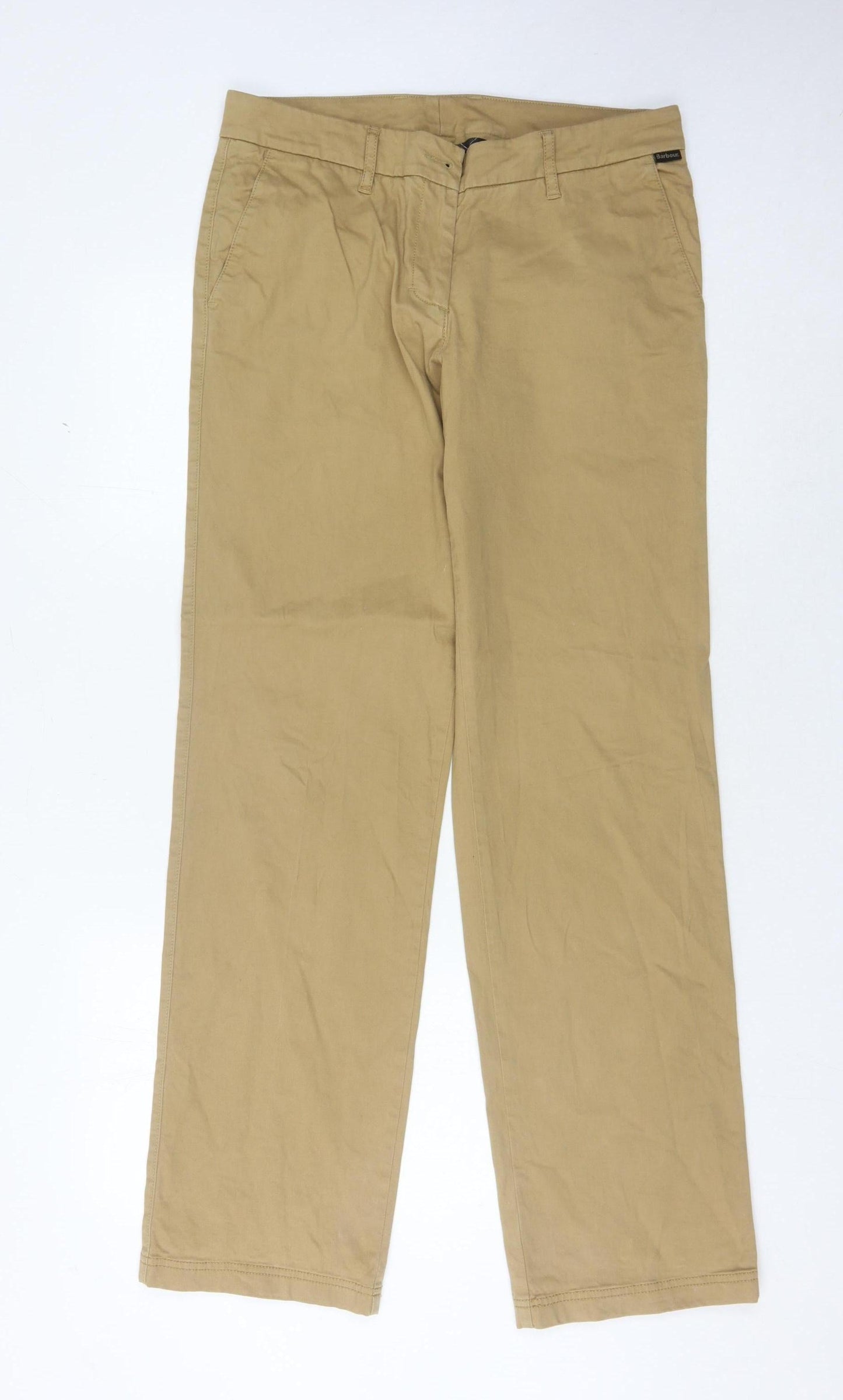 Barbour Men's Beige Chino Trousers Size 12