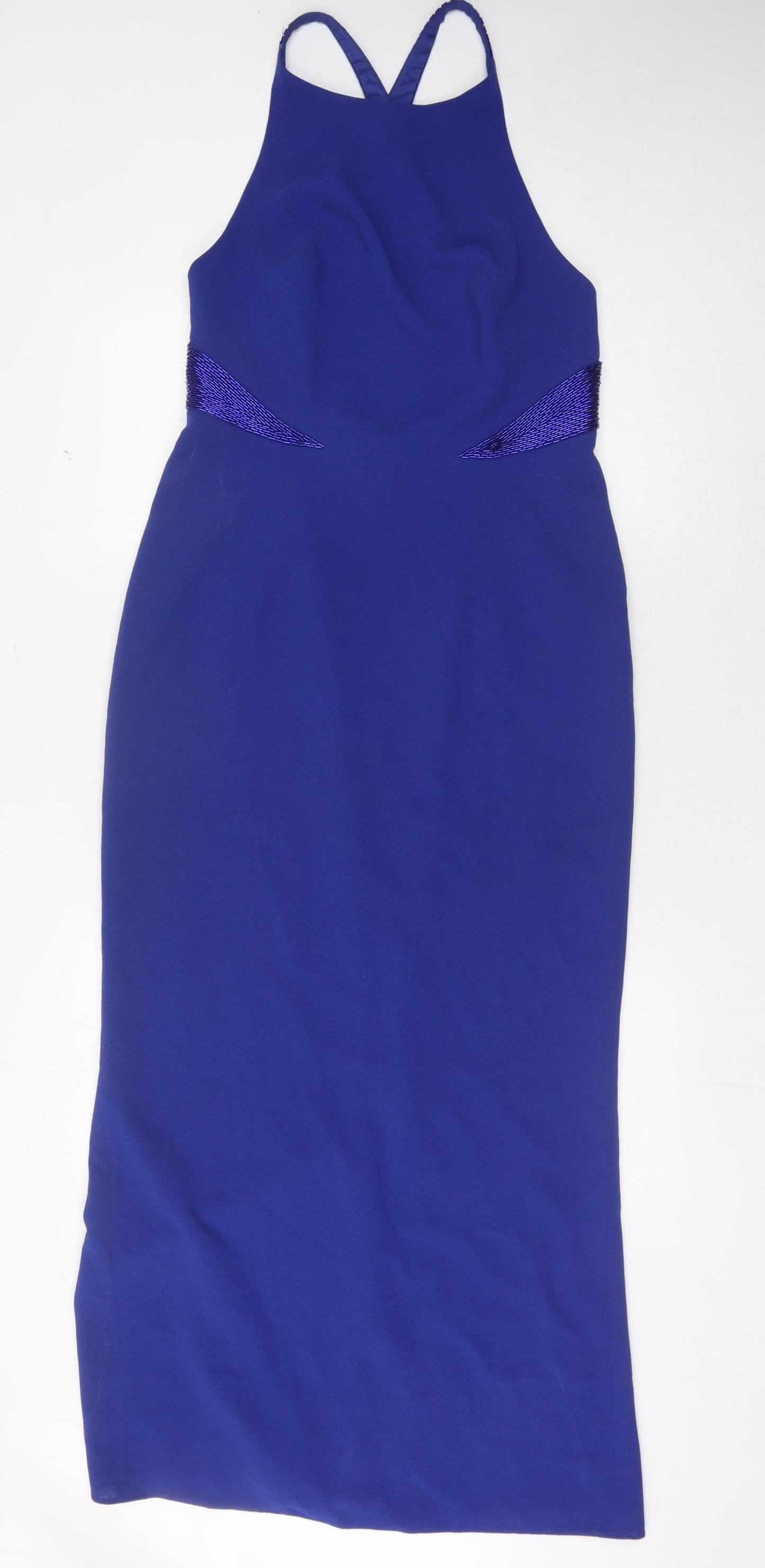 Simon Ellis Women’s Blue Dress Size 14 Sleeveless