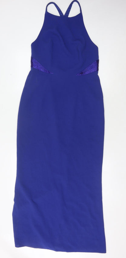 Simon Ellis Women’s Blue Dress Size 14 Sleeveless