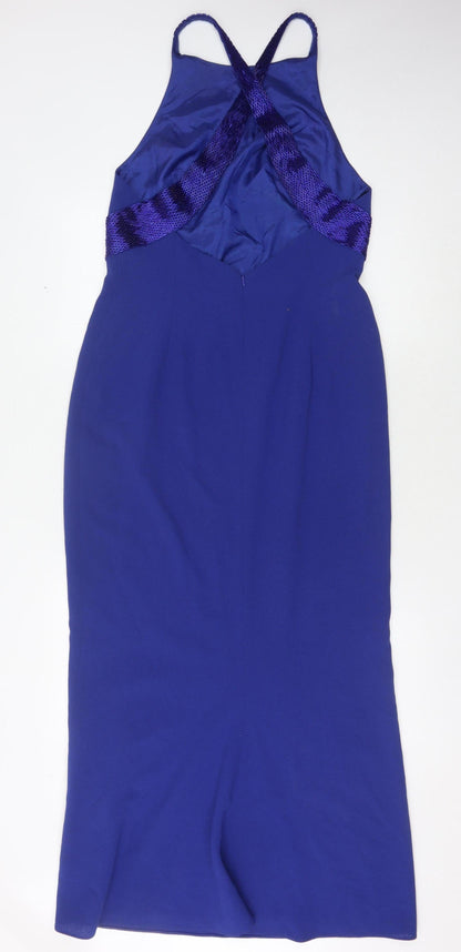 Simon Ellis Women’s Blue Dress Size 14 Sleeveless