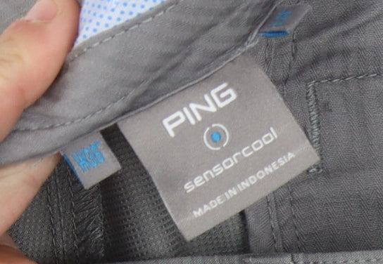 Ping Men's Grey Chino Trousers, Size Unknown