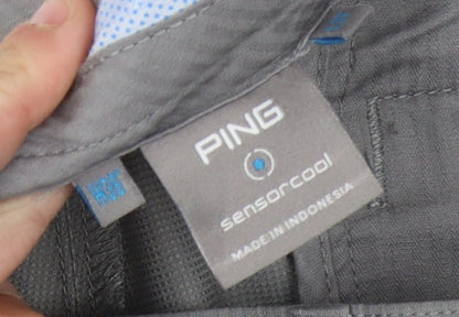 Ping Men's Grey Chino Trousers, Size Unknown