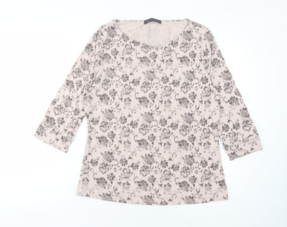 Womens UK Size 14 Marks and Spencer Ivory Basic Blouse