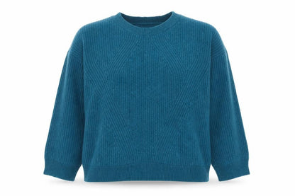Armedangels Women's Blue XL Crew Neck Pullover Jumper
