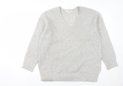 Womens UK Size L Marks and Spencer Grey Pullover Jumper