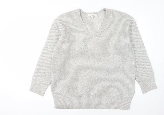 Womens UK Size L Marks and Spencer Grey Pullover Jumper