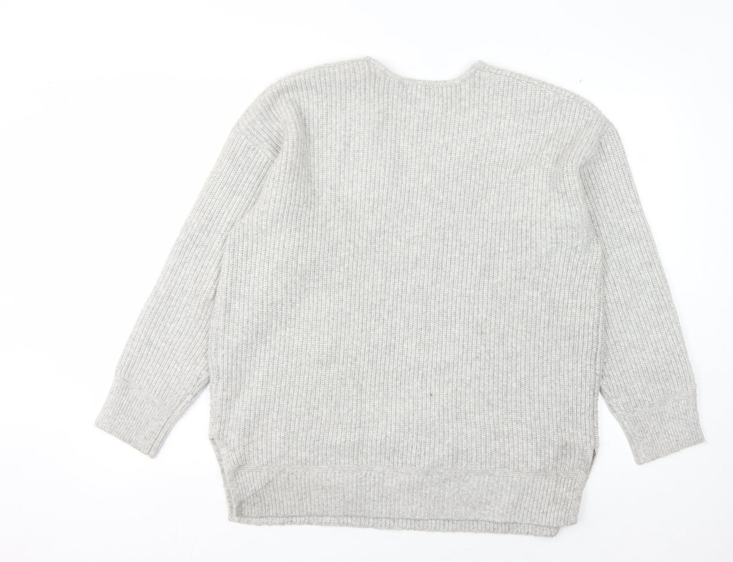 Womens UK Size L Marks and Spencer Grey Pullover Jumper