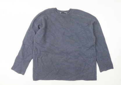 Womens UK Size L Zara Grey Pullover Jumper