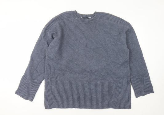 Womens UK Size L Zara Grey Pullover Jumper