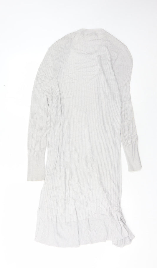 Womens UK Size M Oasis Grey Cardigan Jumper