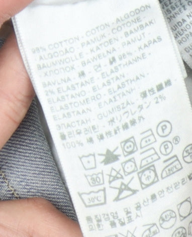 Levi's Women's Skinny Light Blue Polka Dot Jeans Size 26