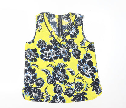 Womens UK Size 14 Warehouse Multicoloured Basic Tank