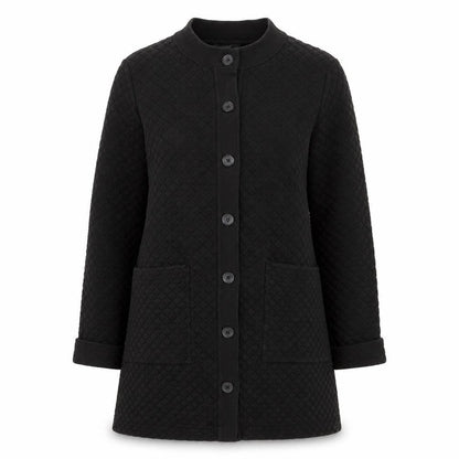 Womens UK Size XS COS Black Cardigan Jumper