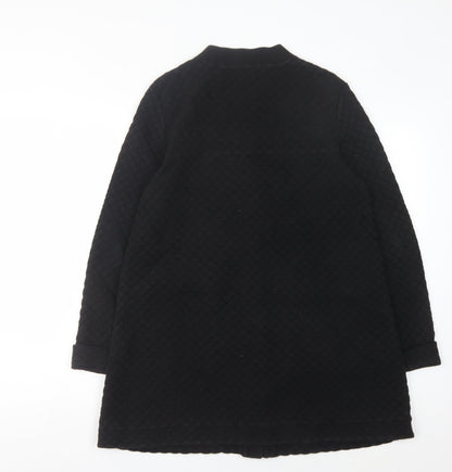 Womens UK Size XS COS Black Cardigan Jumper