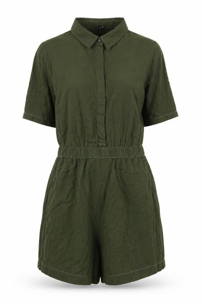 Womens UK Size L VERO MODA One-Piece Green Playsuit