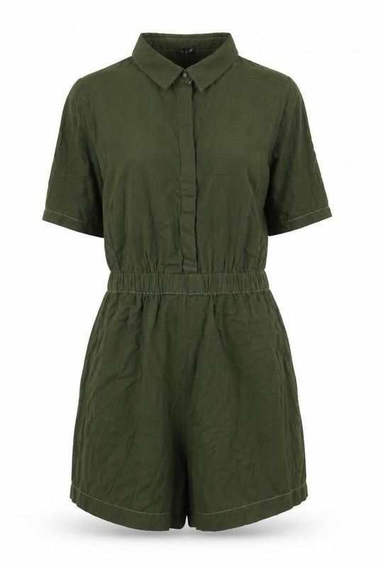 Womens UK Size L VERO MODA One-Piece Green Playsuit
