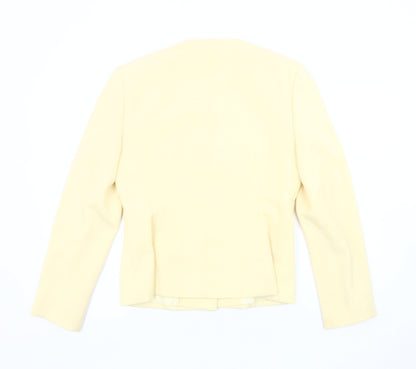 Jacques Vert Women's Ivory Blazer Size 10 Classic