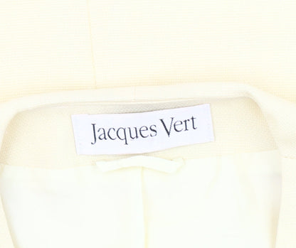 Jacques Vert Women's Ivory Blazer Size 10 Classic