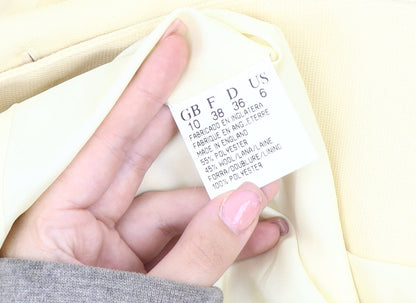 Jacques Vert Women's Ivory Blazer Size 10 Classic