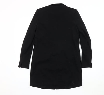 Womens UK Size 6 VERO MODA Black Basic Coat