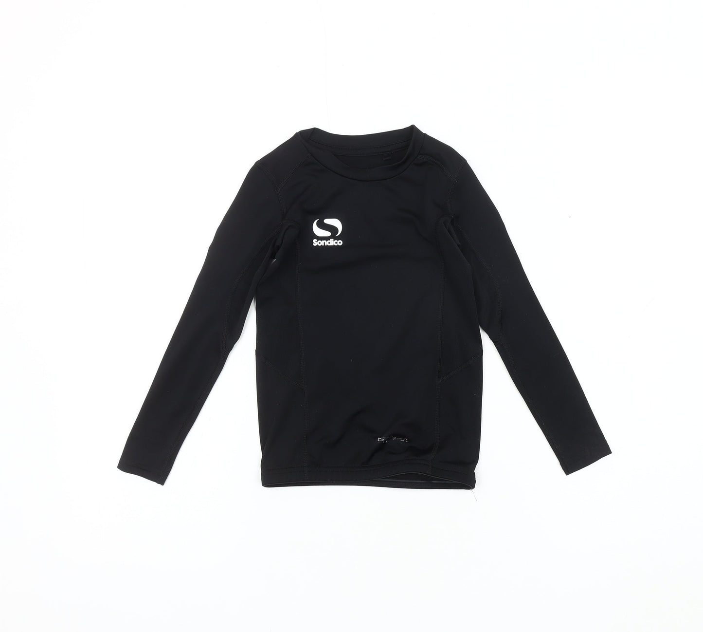 Sondico Boys' Black 5-6Y Long Sleeve Football T-Shirt